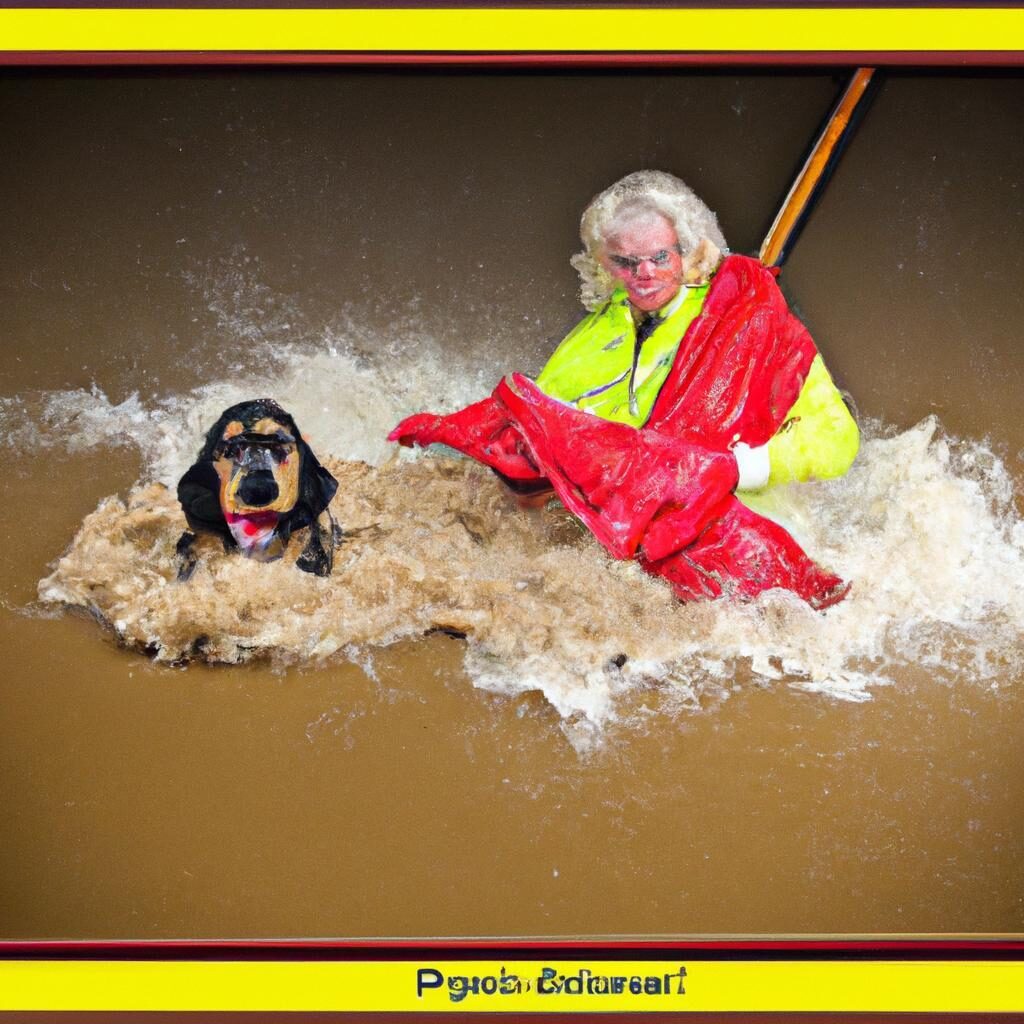 Local Hero Saves Stranded Puppies from Floodwaters