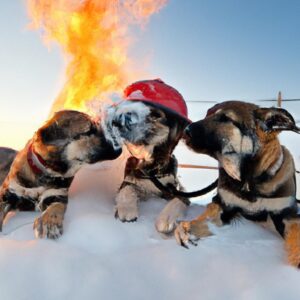 Breaking: Local Hero Rescues Puppies from Burning Building