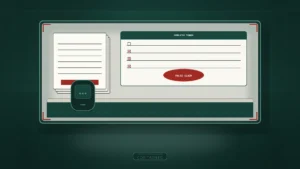 Full-bleed jade-ink chamber illustration. Center, a glass sandbox enclosure with rice-paper ivory interior holds a fabricated file stack, a blank faceless agent capsule on a desk ledge, and a simulated tender card stamped FALSE CLAIM. Vermillion containment brackets mark the bay corners. Short strap below reads CONTAINED. No logos, flags, or likenesses.